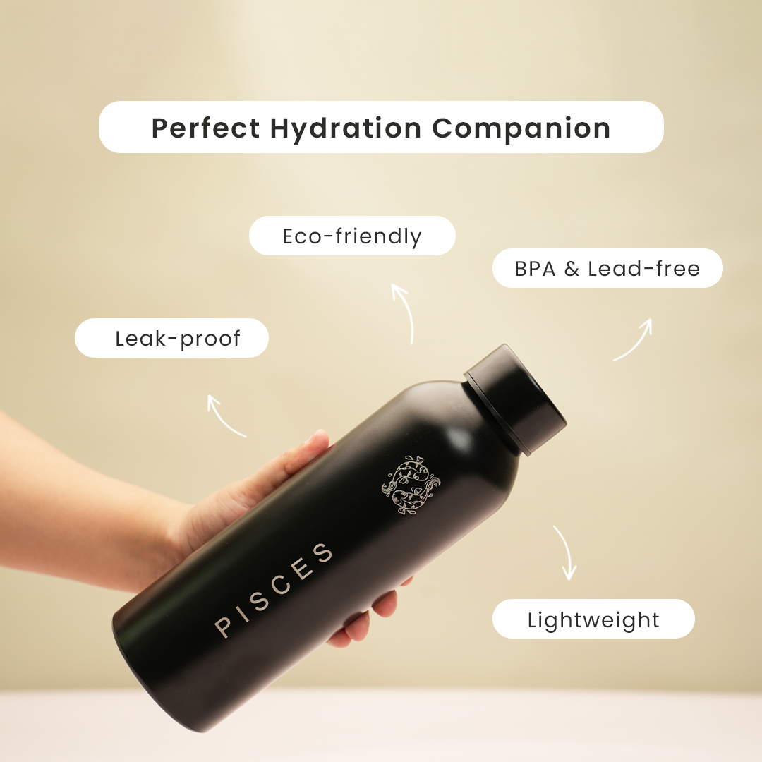 Zodiac Stainless Steel Water Bottle | 1 Litre | Pisces