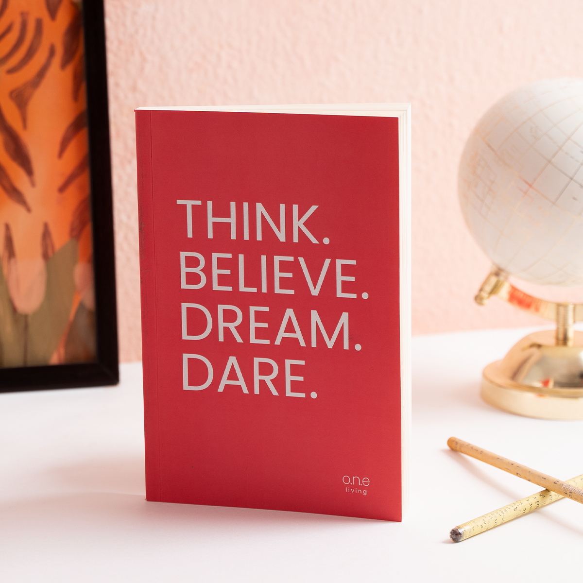 Eco-friendly Diary | Softbound | Unruled | 160 Pages | Red