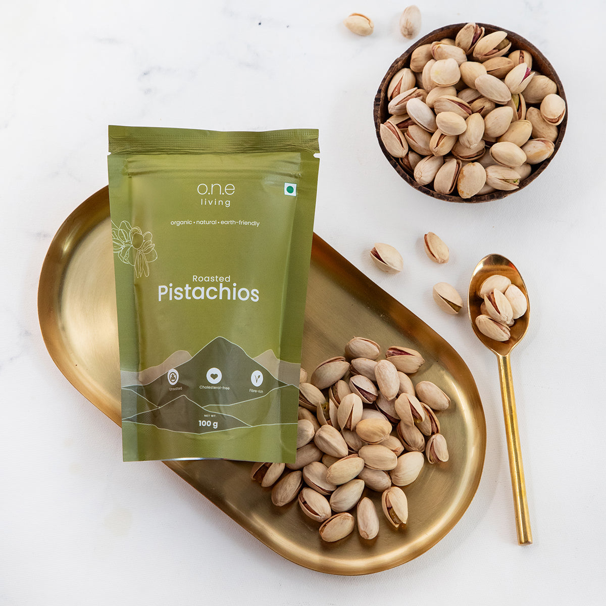 Roasted Pistachios | 100 g | Pack of 5