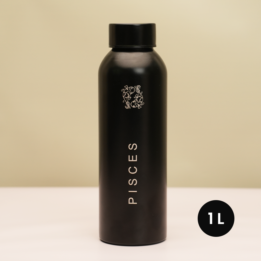 Zodiac Stainless Steel Water Bottle | 1 Litre | Pisces