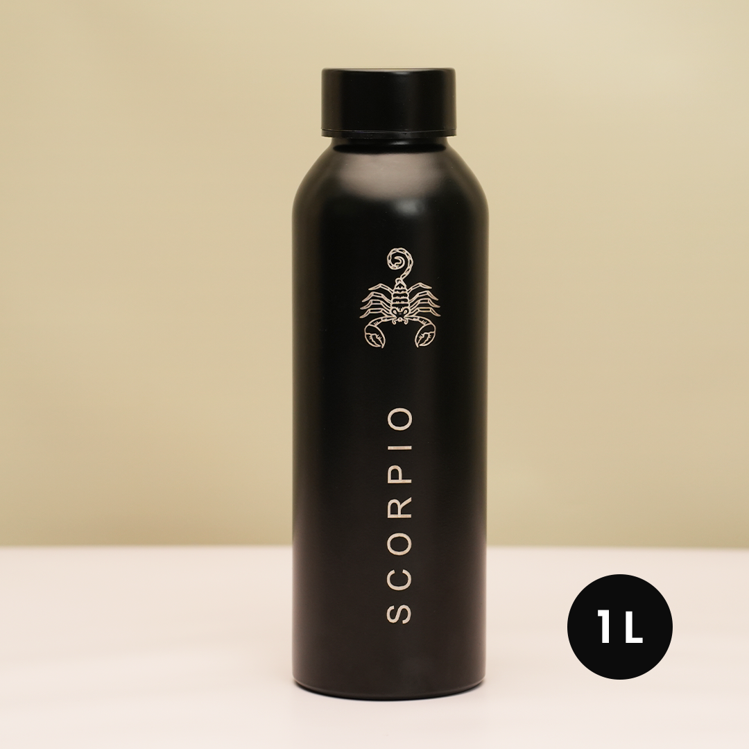 Zodiac Stainless Steel Water Bottle | 1 Litre | Scorpio