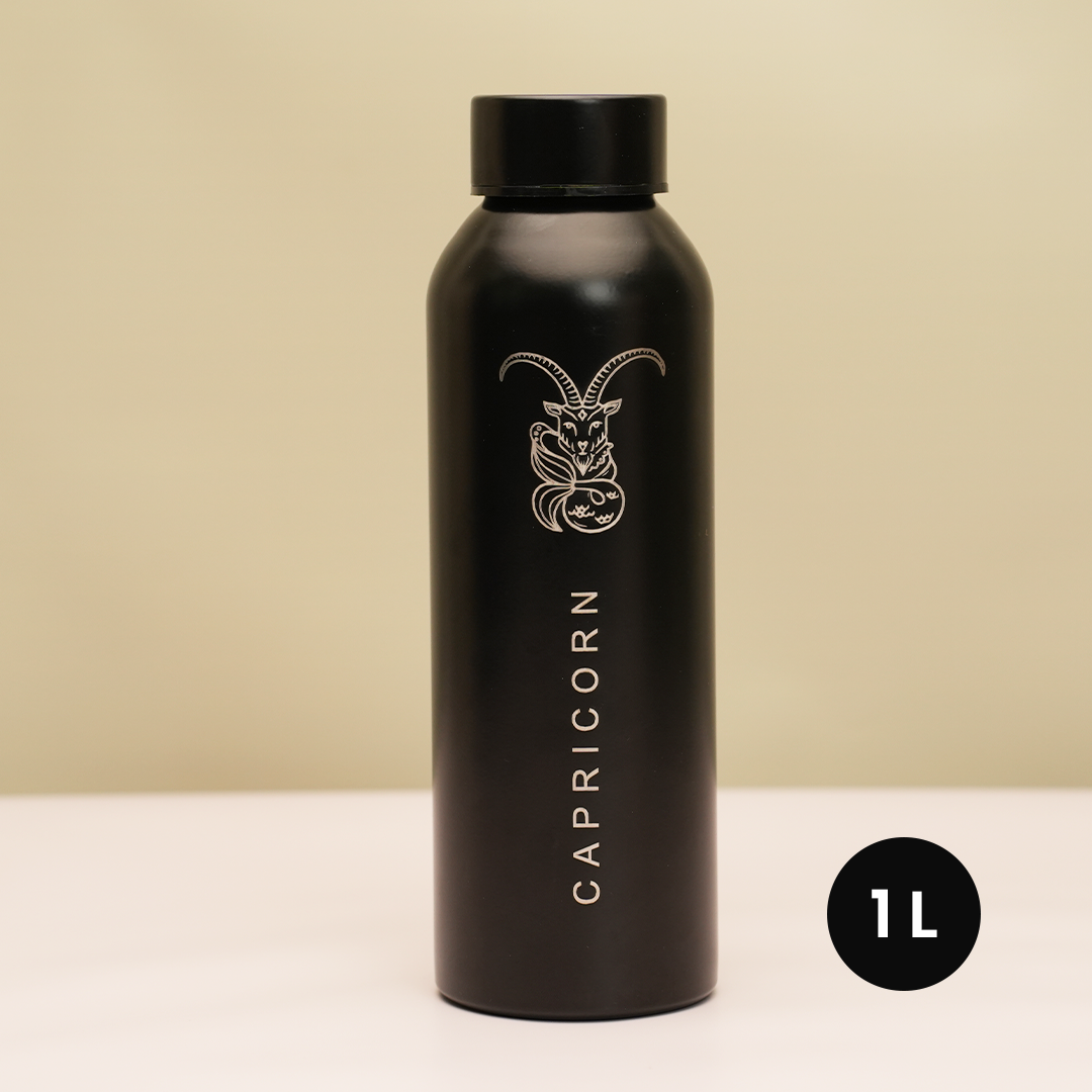 Zodiac Sign Stainless Steel Bottle | 1 Litre | Capricorn