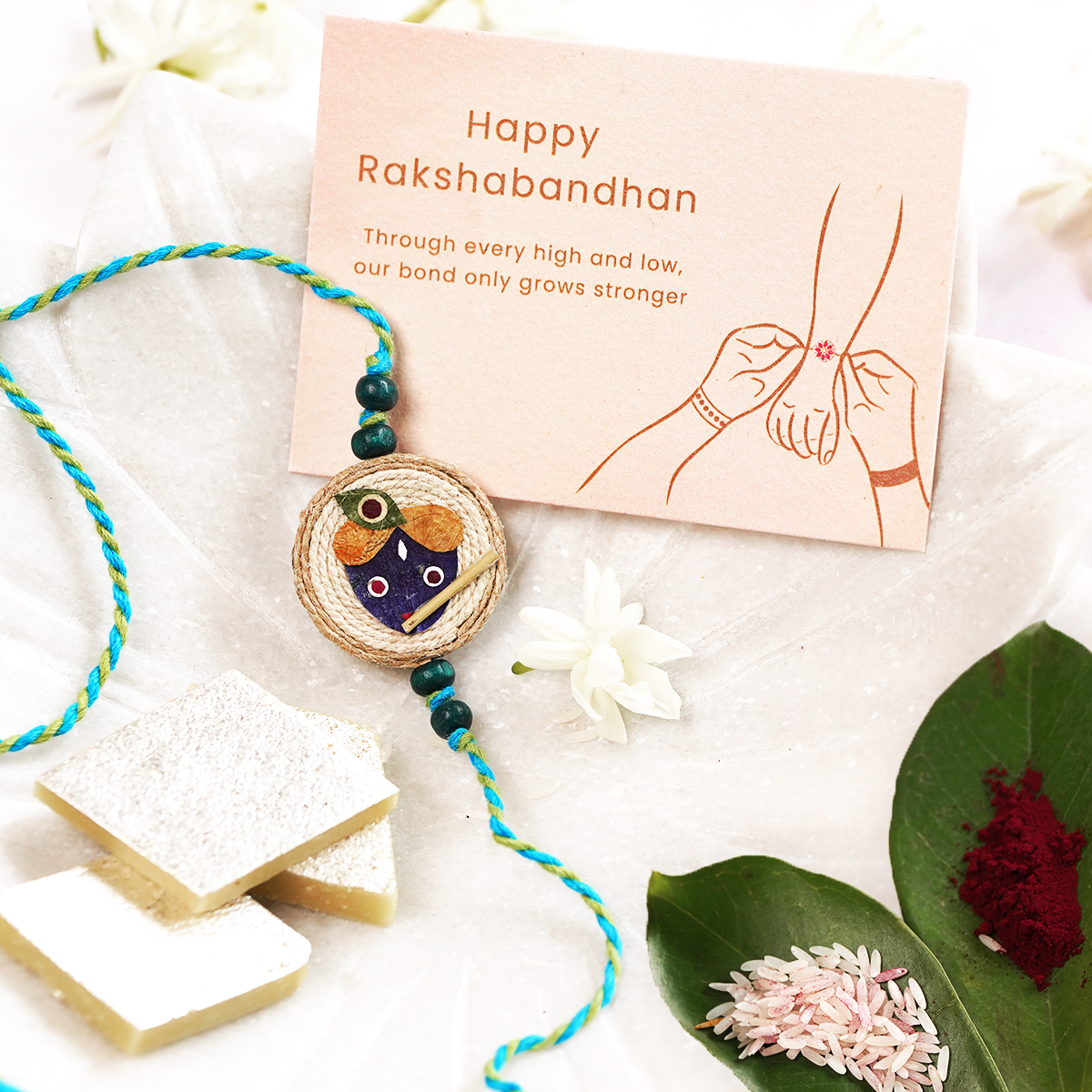 Handmade Kanha Rakhi | Rakhi for Brother | Eco-friendly