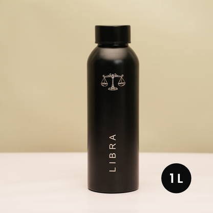 Zodiac Stainless Steel Water Bottle | 1 Litre | Libra