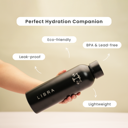 Zodiac Stainless Steel Water Bottle | 1 Litre | Libra