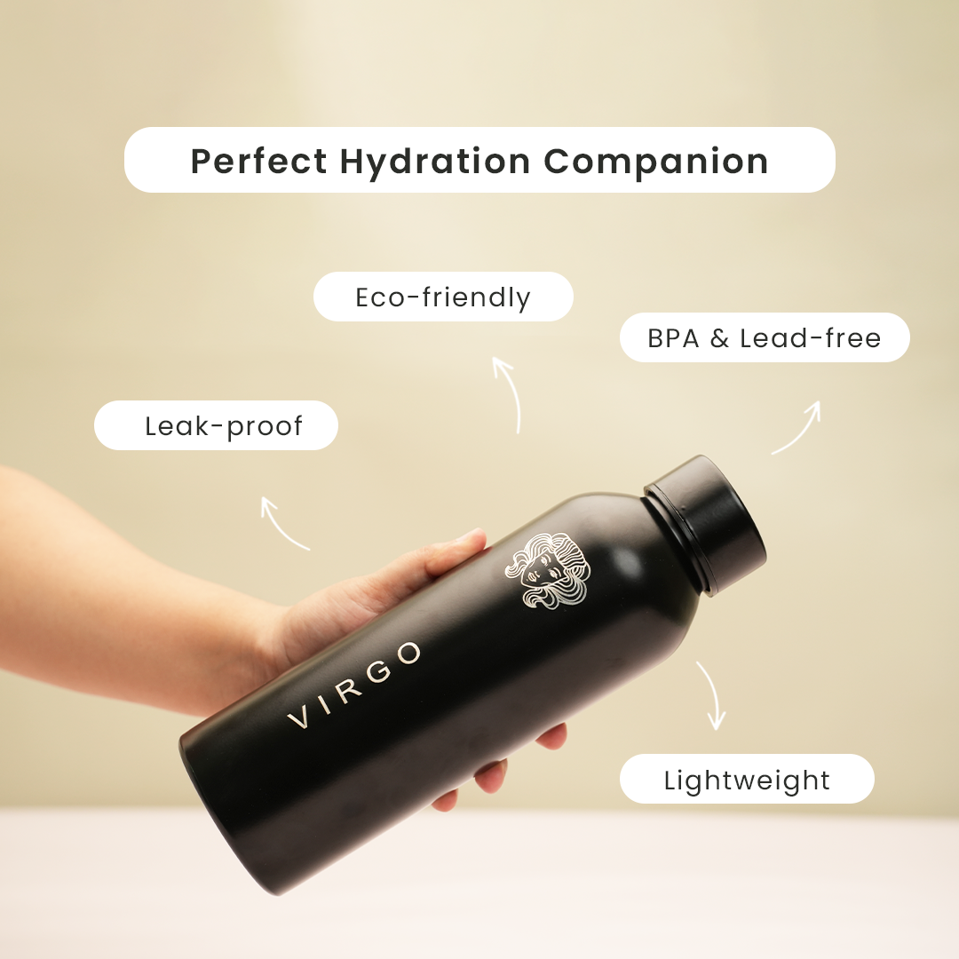 Zodiac Sign Stainless Steel Bottle | 1 Litre | Virgo