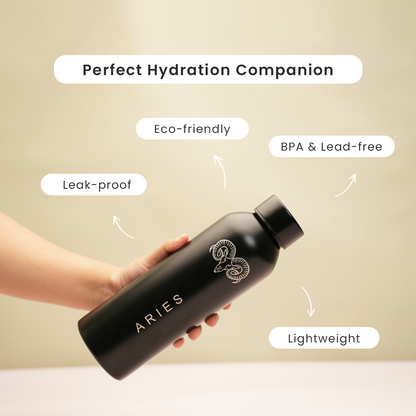 Zodiac Sign Stainless Steel Bottle | 1 Litre | Aries