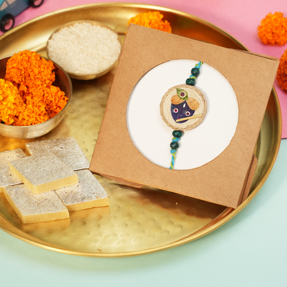 Handmade Kanha Rakhi | Rakhi for Brother | Eco-friendly