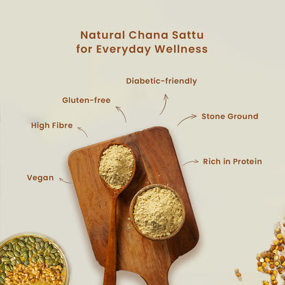 Natural Sattu Powder | 1 Kg | Protein & Fibre Rich