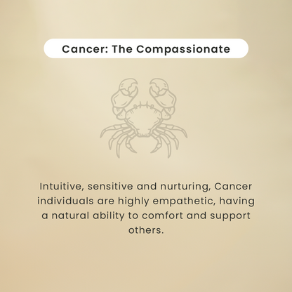 Zodiac Stainless Steel Water Bottle | 1 Litre | Cancer