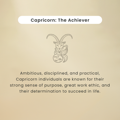 Zodiac Sign Stainless Steel Bottle | 1 Litre | Capricorn