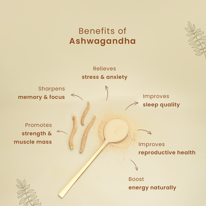 Ashwagandha Root Powder | 100 g | Relieves Stress | Pack of 2