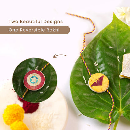 Reversible Superhero Rakhi | Rakhi for Brother | Handmade