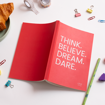 Eco-friendly Diary | Softbound | Unruled | 160 Pages | Red