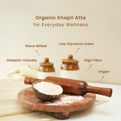 Khapli Wheat | Stone Milled | 5 Kg | Improves Metabolism | Pack of 2