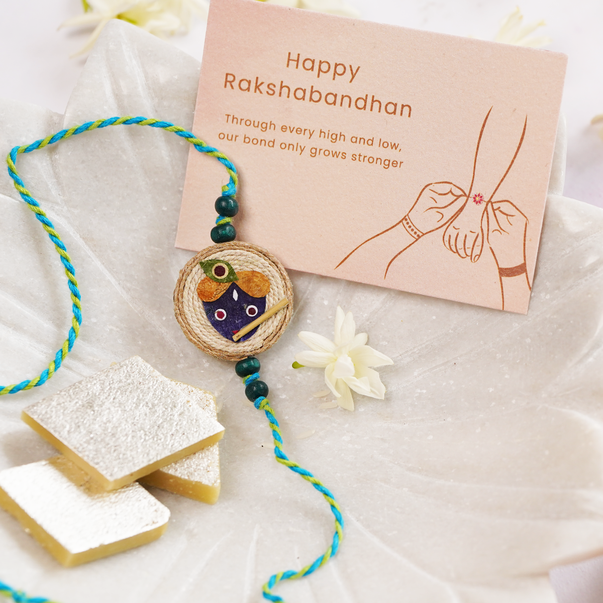 Handmade Kanha Rakhi | Rakhi for Brother | Eco-friendly