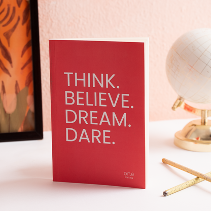 Eco-friendly Diary | Softbound | Unruled | 160 Pages | Red
