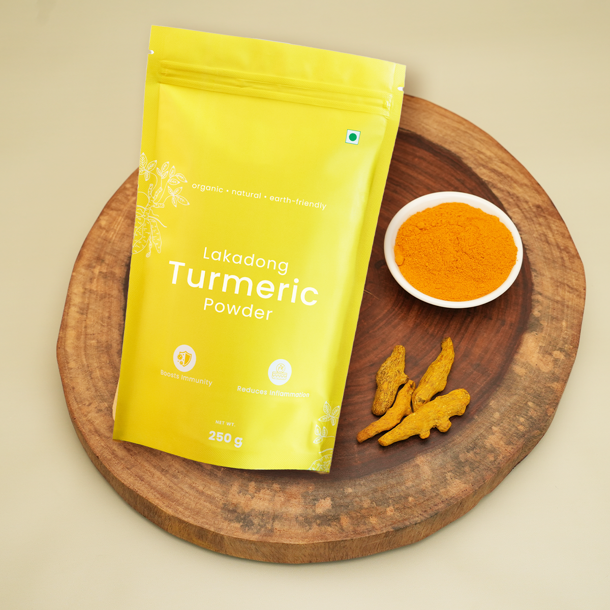 Lakadong Turmeric Powder | 250 g | High Curcumin