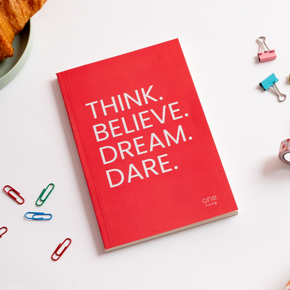 Eco-friendly Diary | Softbound | Unruled | 160 Pages | Red