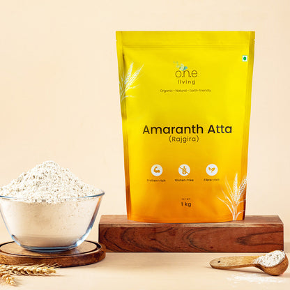 Upwas Food | Amaranth Atta | 1 Kg | Pack of 2 | Gluten-free | Rajgira Atta