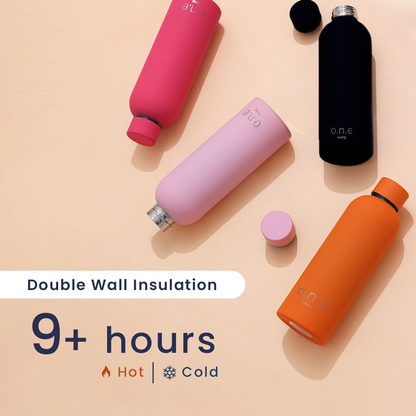 Insulated Stainless Steel Bottle | 500 ml | Black