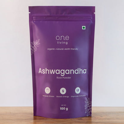 Ashwagandha Root Powder | 100 g | Relieves Stress | Pack of 2