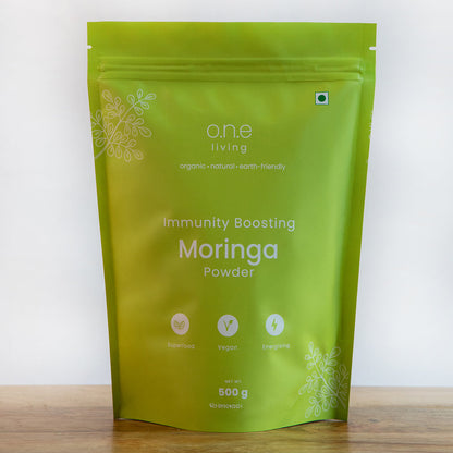 Natural Moringa Powder | 500 g | Immunity Boosting | Pack of 2