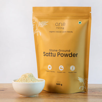 Natural Sattu Powder | 500 g | Pack of 2 | Energy Boosting