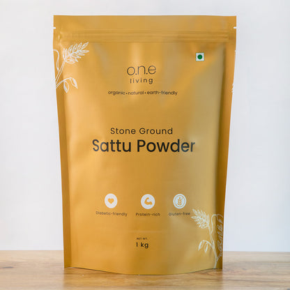 Natural Sattu Powder | 1 Kg | Protein & Fibre Rich
