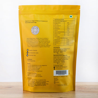 Khapli Wheat | Stone Milled | 1 Kg | Aids in Digestion | Pack of 2
