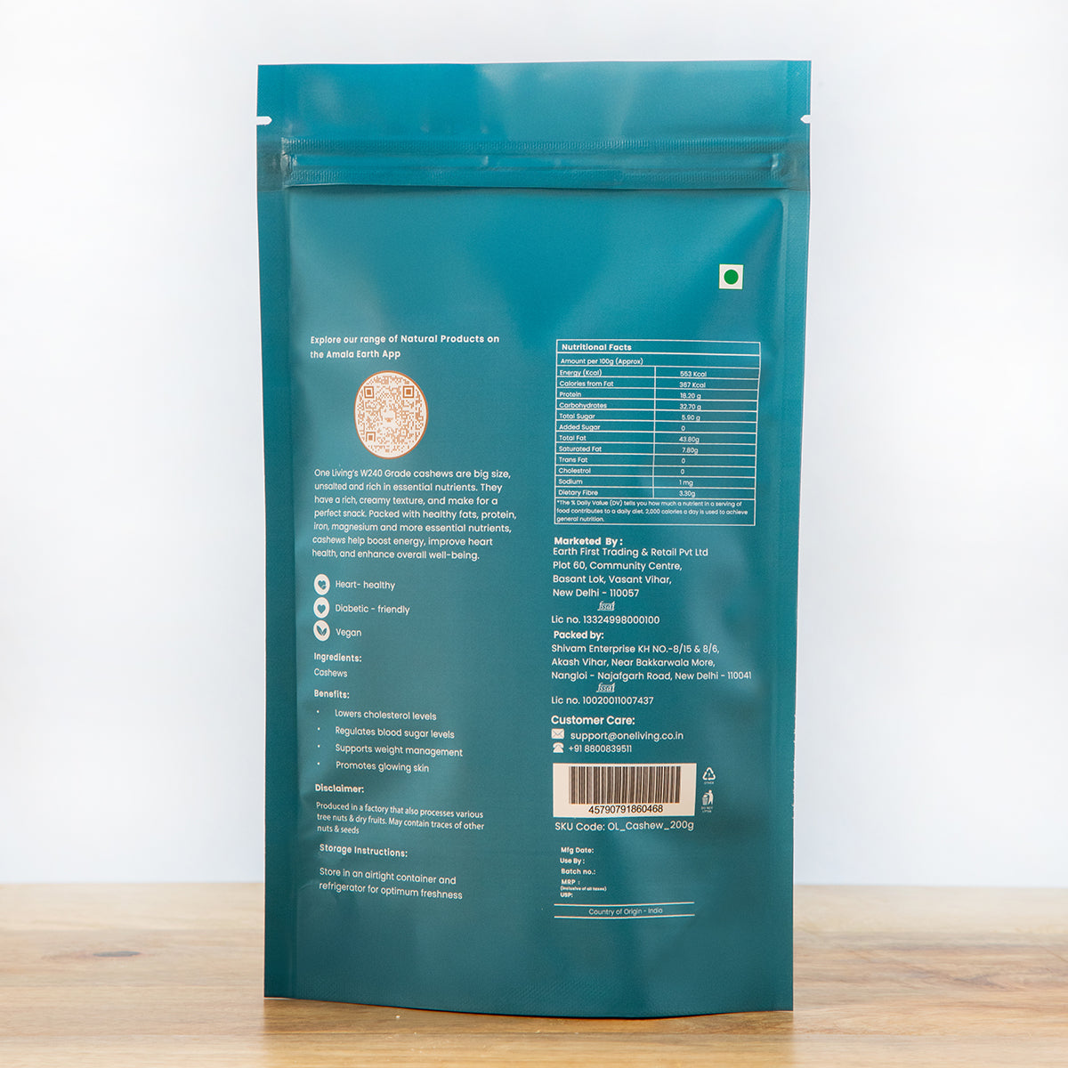 Cashew Nuts | W240 | 200 g | Protein Rich