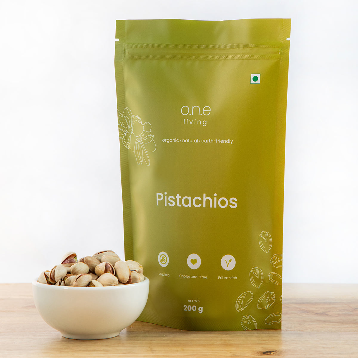 Pistachios | Plain | 200 g | Rich in Protein