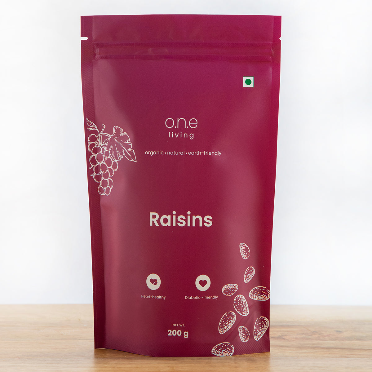 Green Raisins | Pack of 5 | 200 g Each | Rich in Iron