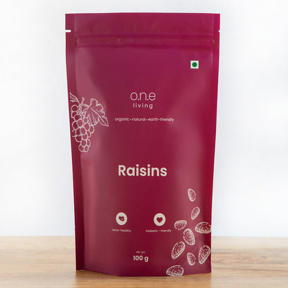 Green Raisins | Pack of 5 | 100 g Each | Rich in Iron