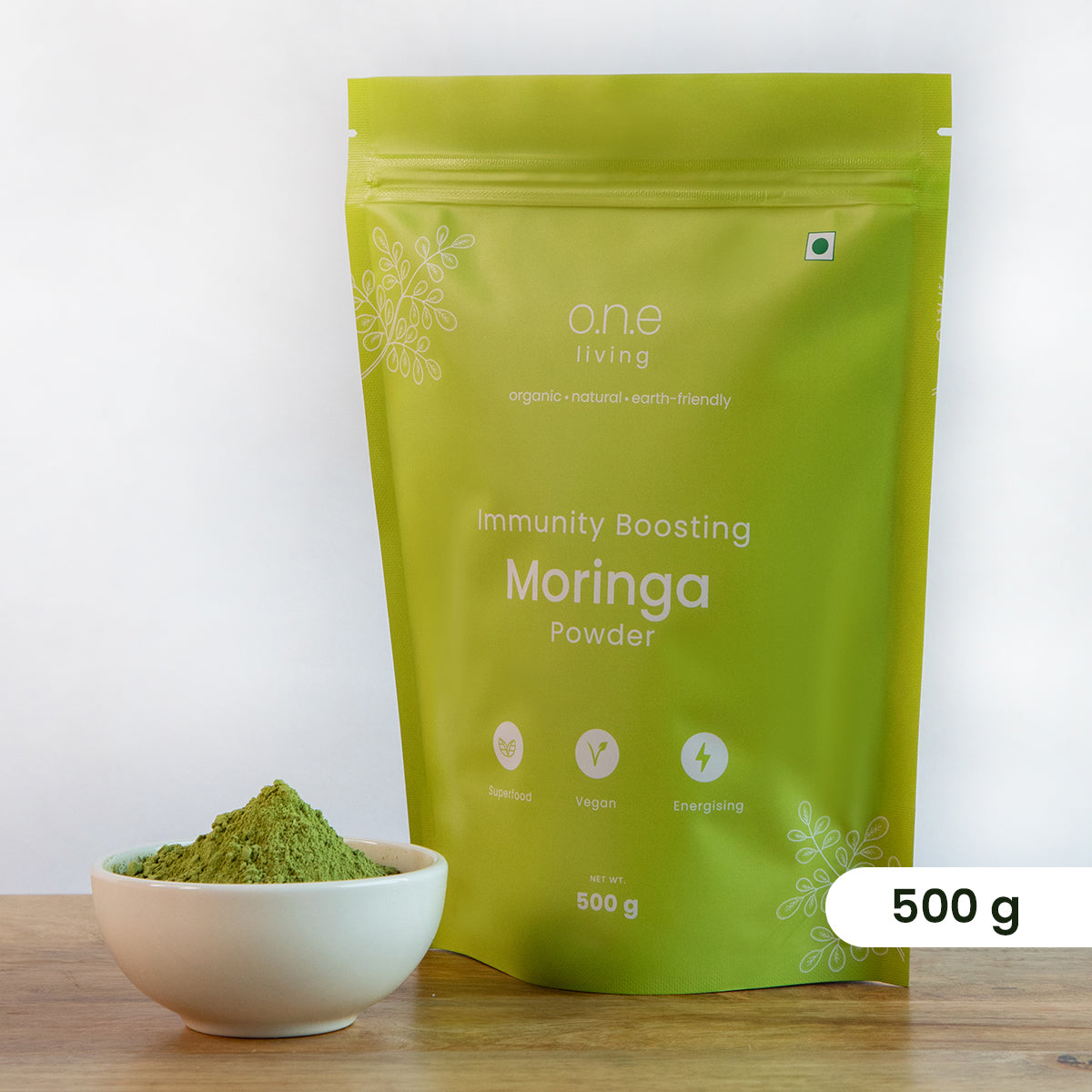 Natural Moringa Powder | 500 g | Immunity Boosting | Pack of 2