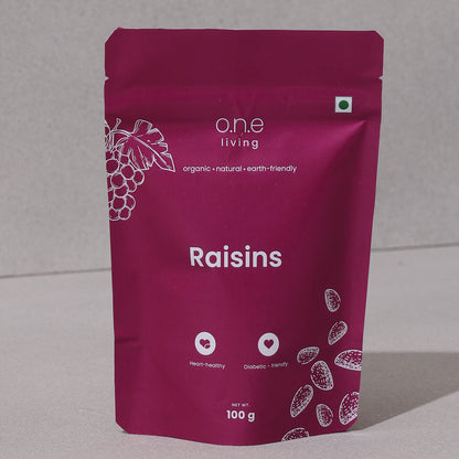 Green Raisins | Pack of 5 | 100 g Each | Rich in Iron