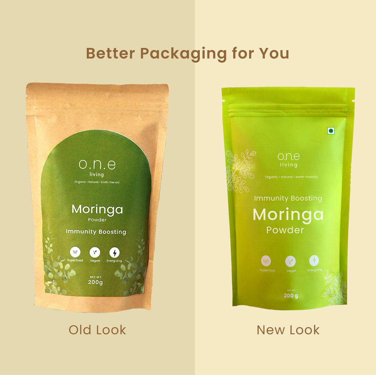 Natural Moringa Powder | 200 g | Boosts Immunity | Pack of 2