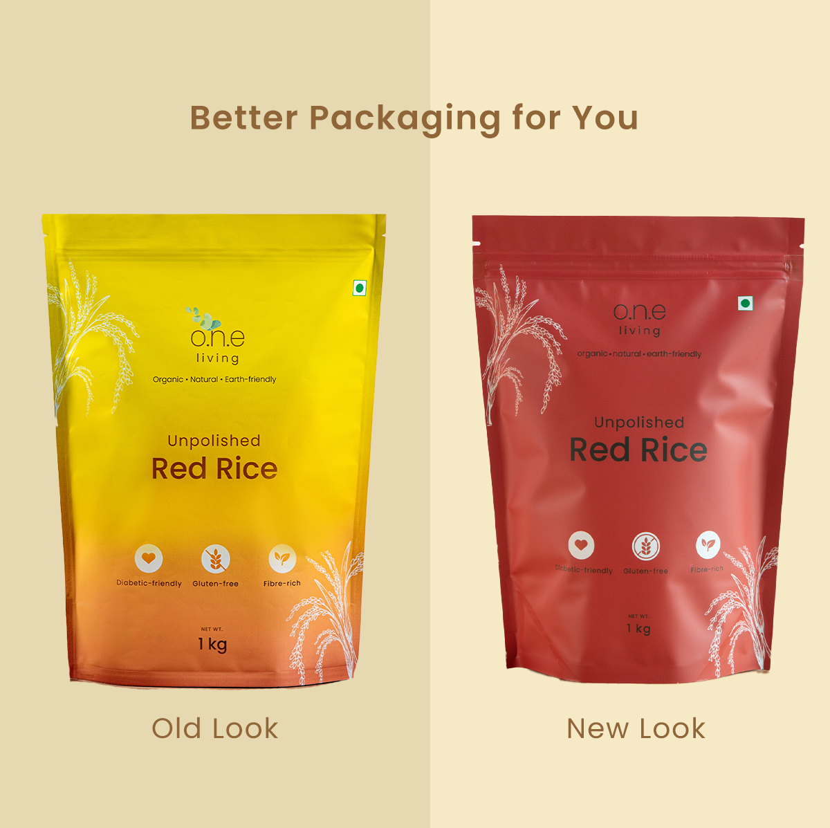 Red Rice | Unpolished | 1 Kg | Diabetic Friendly