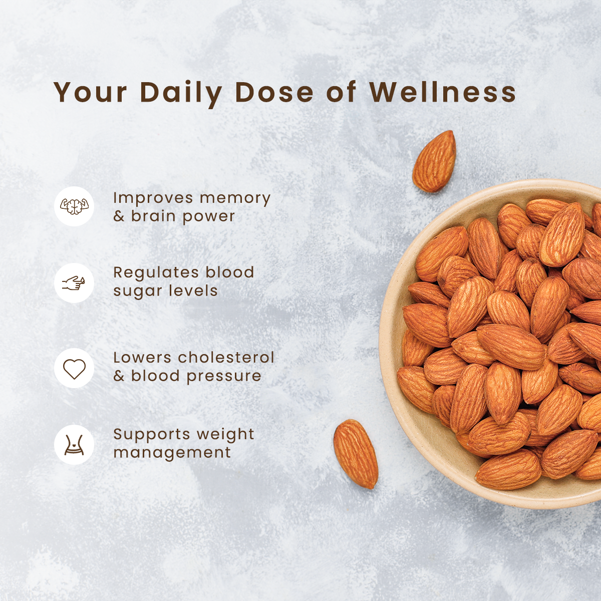 California Almonds | Pack of 5 | 200 g Each | Energy Boosting