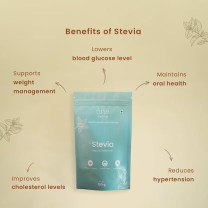 Stevia | 100 g | Sugar-free | Natural Sweetener