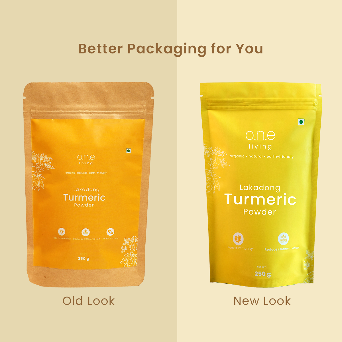 Lakadong Turmeric Powder | Haldi Powder | 250 g | Pack of 2 | High Curcumin